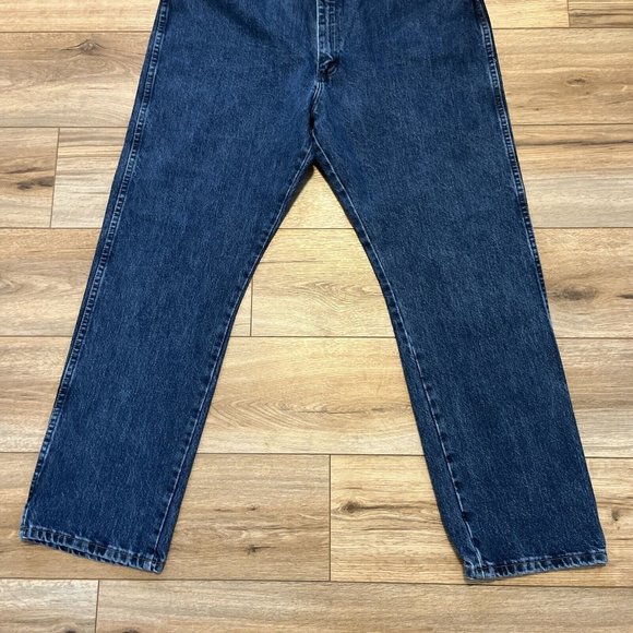 Men's Wrangler Western Denim Jeans SZ 40x30 Blue Cotton 13MWZWD Classic - Picture 3 of 10
